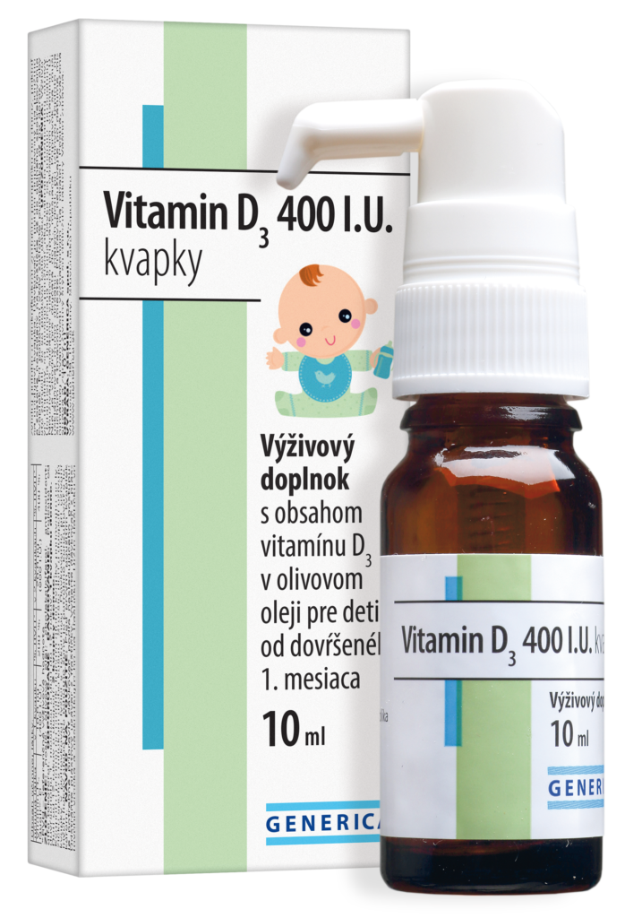 Vitamin D3 400 Iu Drops 10 Ml Generica